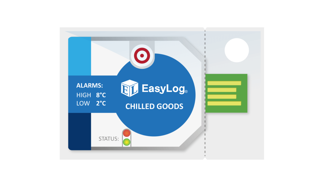 Temperaturlogger transport EL-CC-1-001 engangslogger